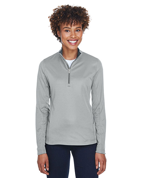 UltraClub 8230L Women Cool & Dry Sport 1/4-Zip Pullover at GotApparel