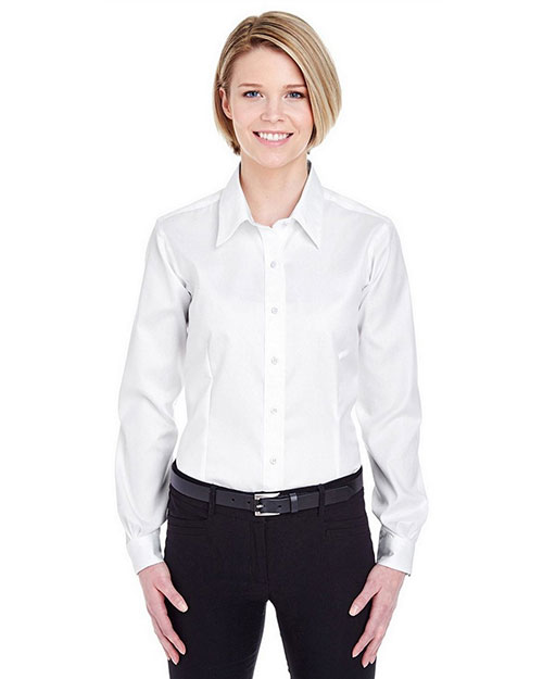 Ultraclub 8381 Women Noniron Pinpoint at GotApparel