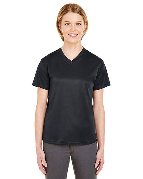 Ultraclub 8400L Women Cool & Dry Sport V-Neck Tee 5-Pack at GotApparel