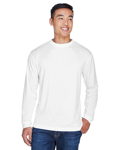 Ultraclub 8401 Men Cool & Dry Sport Long-Sleeve Tee at GotApparel