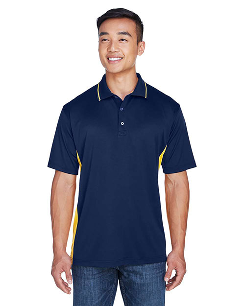 Ultraclub 8406 Men Cool & Dry Sport 2-Tone Polo at GotApparel
