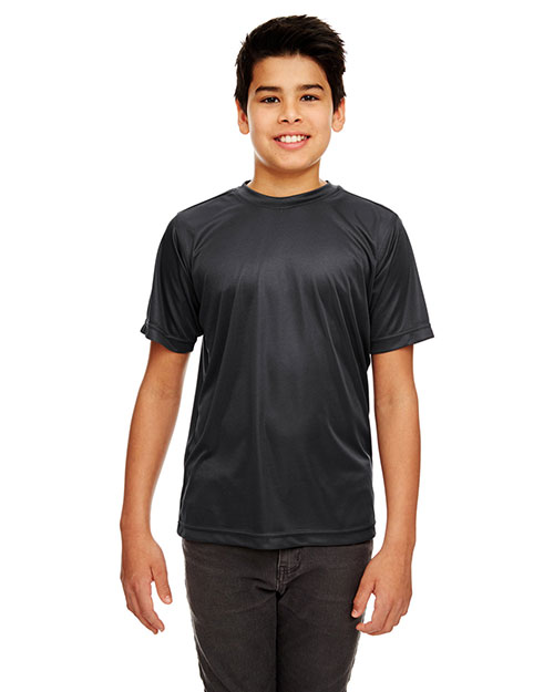 Ultraclub 8420Y Boys Cool & Dry Sport Performance Interlock Tee at GotApparel