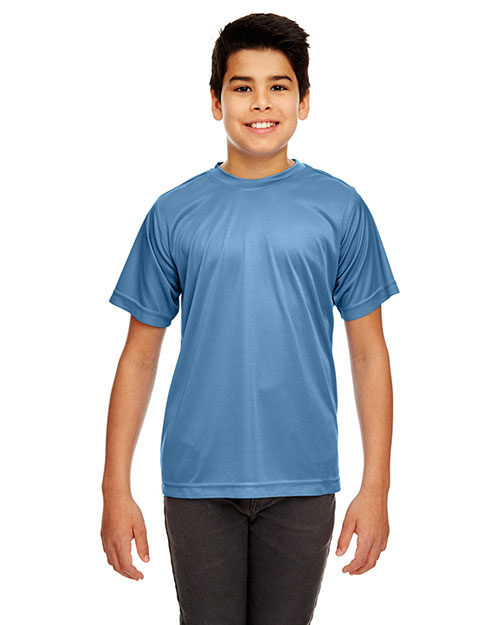 Ultraclub 8420Y Boys Cool & Dry Sport Performance Interlock Tee at GotApparel