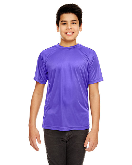 UltraClub 8420Y Boys Cool & Dry Sport Performance Interlock Tee at GotApparel