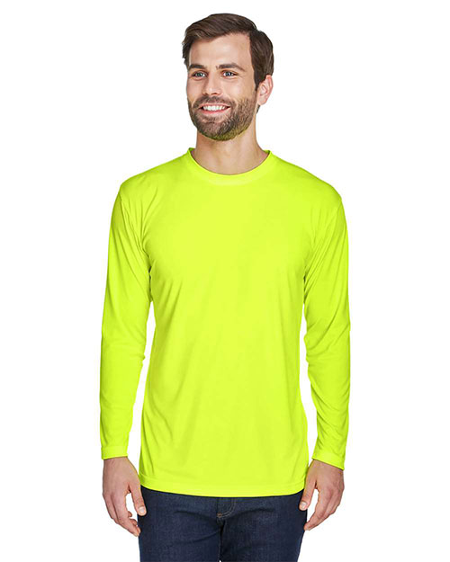 Ultraclub 8422 Men Cool & Dry Sport Long-Sleeve Performance Interlock Tee at GotApparel