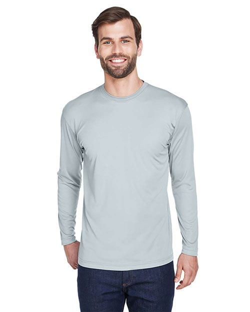 Ultraclub 8422 Men Cool & Dry Sport Long-Sleeve Performance Interlock Tee at GotApparel