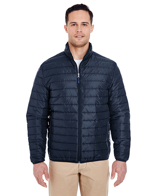 UltraClub 8469 Men Quilted Puffy Jacket at GotApparel