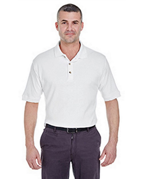 UltraClub 8505 Men Egyptian Interlock Polo at GotApparel