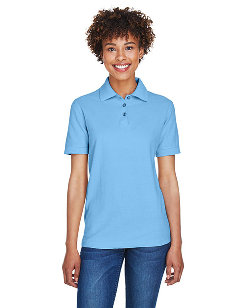 Ultraclub 8541 Women Whisper Pique Polo at GotApparel