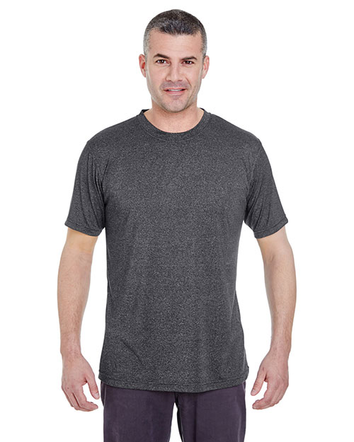 UltraClub 8619 Men Cool & Dry Heather Performance Tee at GotApparel