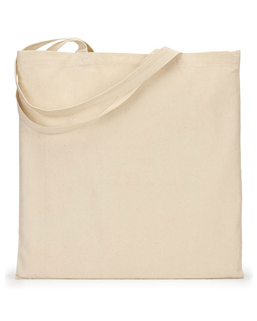 UltraClub 8865 Unisex Cotton Canvas Tote at GotApparel