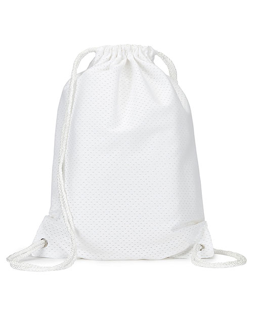 Ultraclub 8895 Unisex Jersey Mesh Drawstring Sport Pack at GotApparel