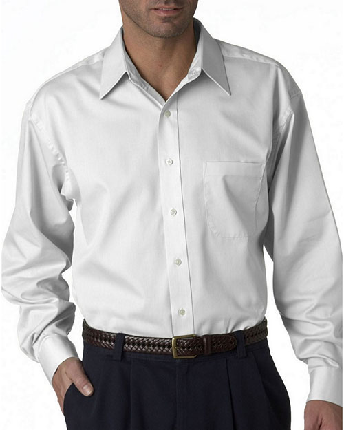 UltraClub 8991 Men Whisper Elite Twill at GotApparel