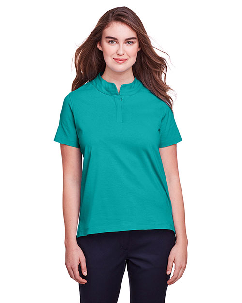 Ultraclub UC105W Women Ladies' Lakeshore Stretch Cotton Performance Polo at GotApparel