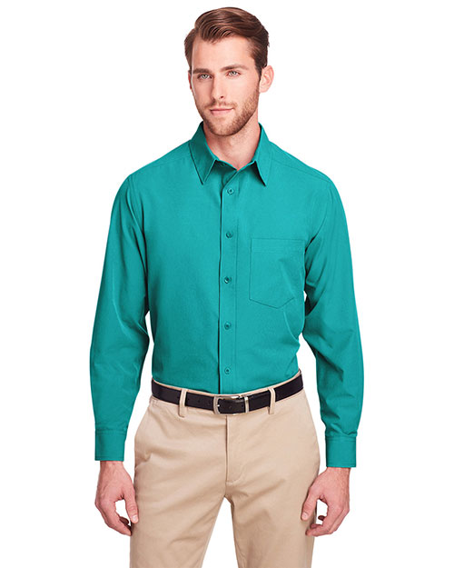 Ultraclub UC500 Men Bradley Performance Woven Shirt at GotApparel