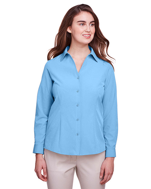 Ultraclub UC500W Women Ladies' Bradley Performance Woven Shirt at GotApparel