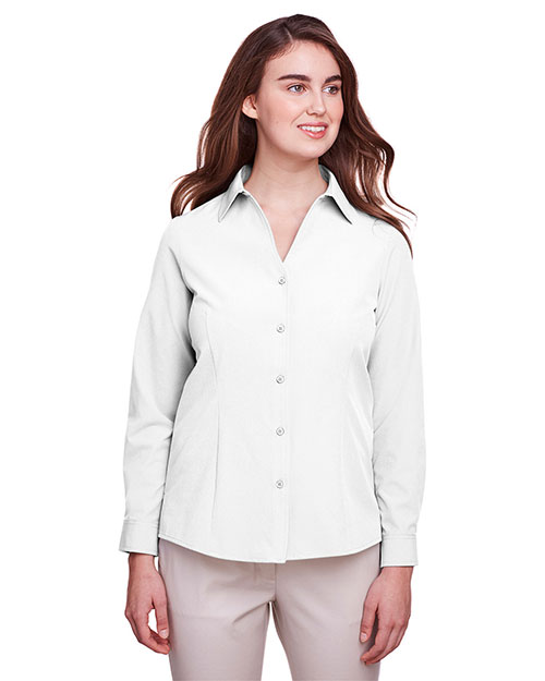 Ultraclub UC500W Women Ladies' Bradley Performance Woven Shirt at GotApparel