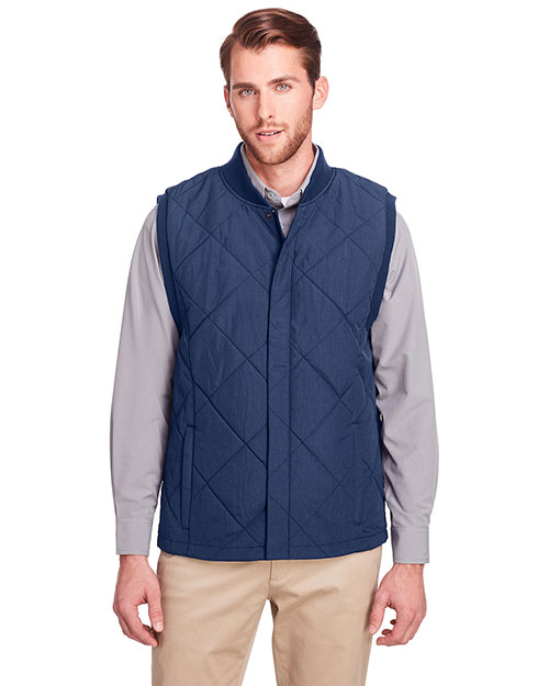 Ultraclub UC709 Men Dawson Quilted Hacking Vest at GotApparel