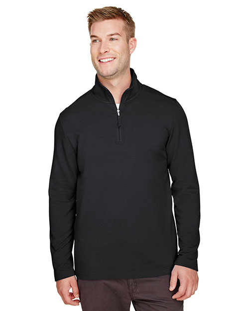 UltraClub UC792 Men 8.26 oz Coastal Pique Fleece Quarter-Zip at GotApparel