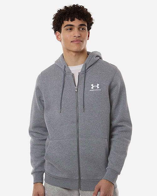 Under Armour 1373881 Men's Icon Fleece Hooded Full-Zip at GotApparel