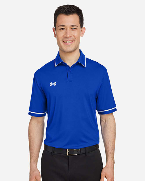 Under Armour 1376904 Men's Tipped Teams Performance Polo at GotApparel