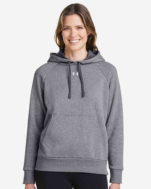 Under Armour 1379500 Ladies' Rival Fleece Hooded Sweatshirt at GotApparel