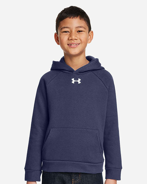 Under Armour 1379792 Youth Rival Fleece Hooded Sweatshirt at GotApparel