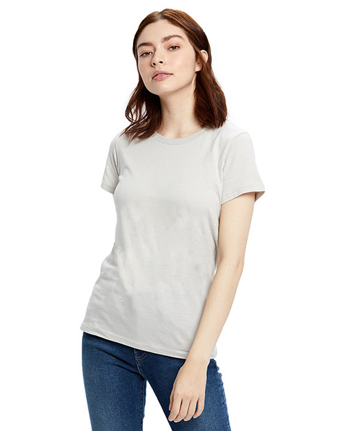 US Blanks US100 Ladies 4.3 oz Made in USA Short Sleeve Crew T-Shirt at GotApparel