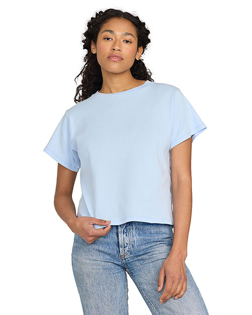 US Blanks US531OR  Ladies' USA Made Organic Cotton Rib Crop T-Shirt at GotApparel