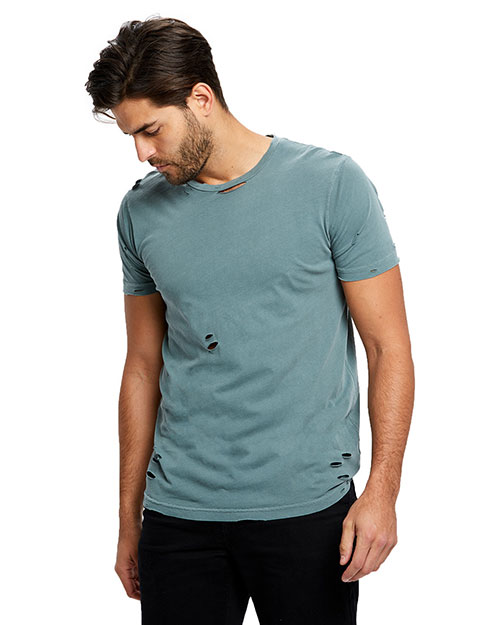 US Blanks US5524G Unisex Pigment-Dyed Destroyed T-Shirt at GotApparel