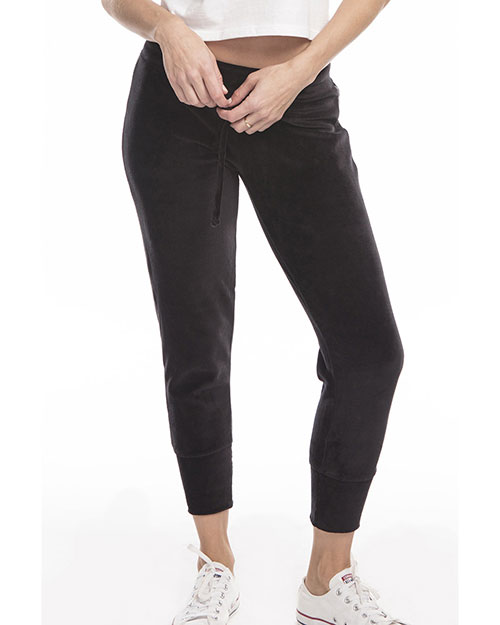 US Blanks US571 Women Velour Pants at GotApparel