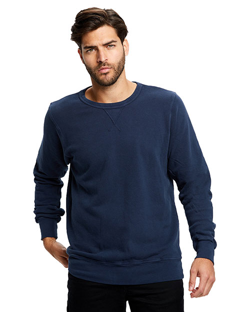 US Blanks US8000G Men Garment-Dyed Heavy French Terry Crewneck Sweatshirt at GotApparel