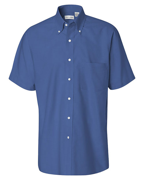 Van Heusen 13V0042 Men Short Sleeve Oxford Shirt at GotApparel