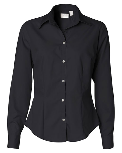 Van Heusen 13V0114 Women Silky Poplin Shirt at GotApparel