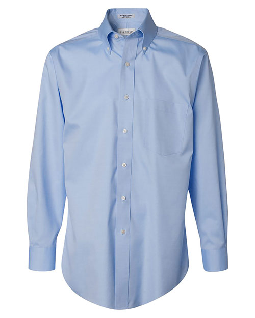 Van Heusen 13V0143 Men Non-Iron Pinpoint Oxford Shirt at GotApparel
