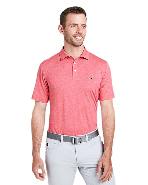 vineyard vines G011146 Men's Destin Stripe Sankaty Polo at GotApparel