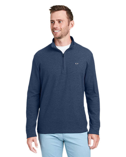 vineyard vines K002708 Men's Saltwater Quarter-Zip Pullover at GotApparel