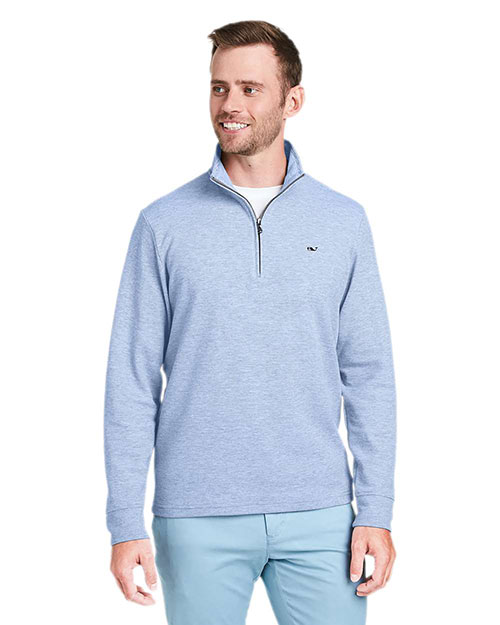 vineyard vines K002708 Men's Saltwater Quarter-Zip Pullover at GotApparel