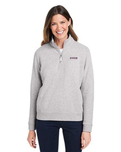 Vineyard Vines K002795 Women’s Collegiate Shep Quarter-Zip Sweatshirt at GotApparel