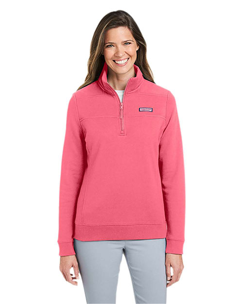 Vineyard Vines K002795 Women’s Collegiate Shep Quarter-Zip Sweatshirt at GotApparel