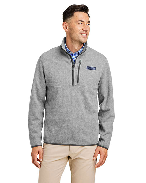 vineyard vines K004694 Men's Mountain Sweaterfleece Quarter-Zip Pullover at GotApparel