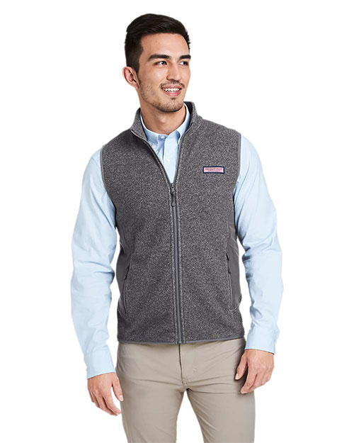 vineyard vines O001401 Men's Harbor Fleece Vest at GotApparel