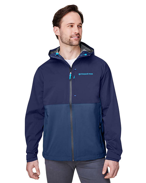 vineyard vines O001647 Men's On-The-Go Packable Rain Shell at GotApparel