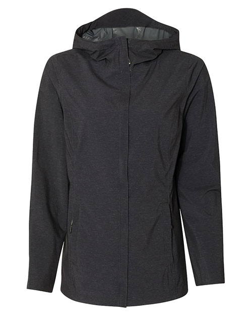 Weatherproof 17604W Women 's 32 Degrees Mélange Rain Jacket at GotApparel