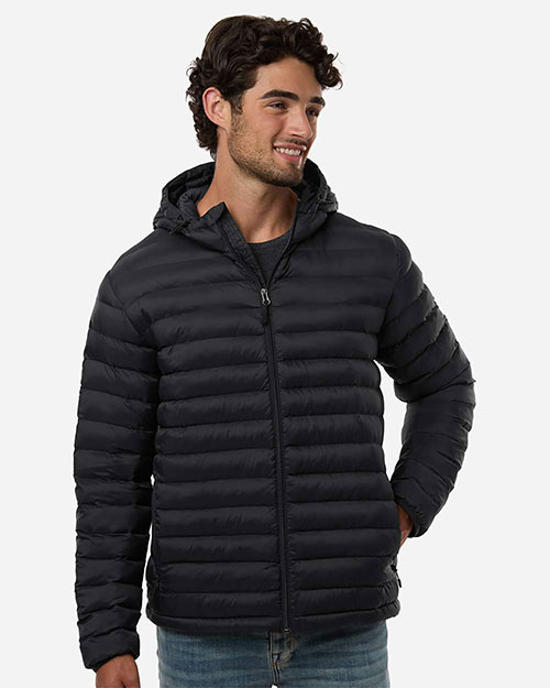 Weatherproof 26715 Men's Lightweight Poly-filled Hooded Puffer Jacket at GotApparel