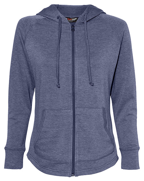 Weatherproof W20121 Women’s HeatLast™ Fleece Faux Cashmere Full-Zip Hooded Sweatshirt at GotApparel