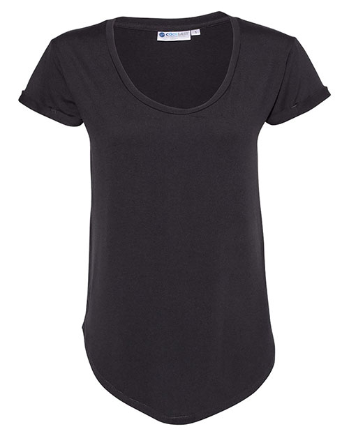 Weatherproof W20429 Women ’s CoolLast™ Heathered Lux Dolman Sleeve T-Shirt at GotApparel