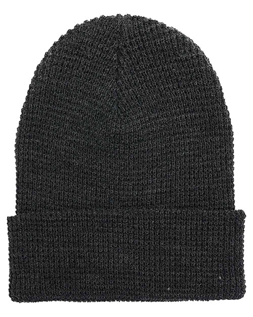 YP Classics 2501KC Waffle Cuffed Beanie at GotApparel