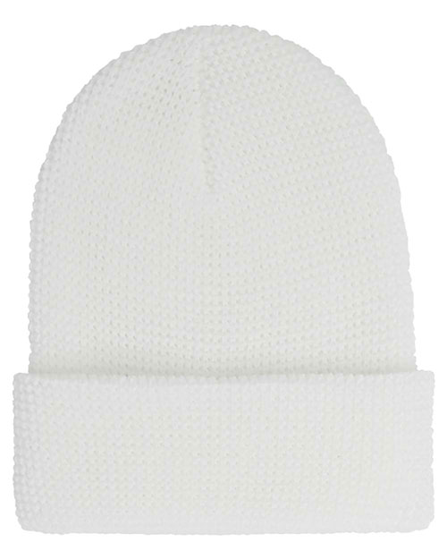 YP Classics 2501KC Waffle Cuffed Beanie at GotApparel