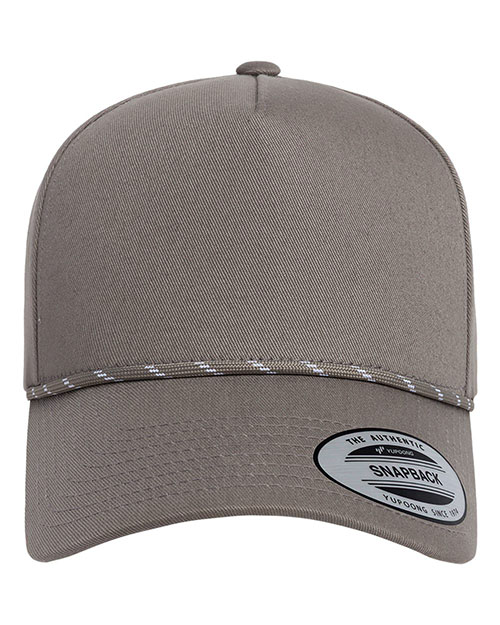 YP Classics 5079BD Retro Cotton Blend Five-Panel Rope Cap at GotApparel